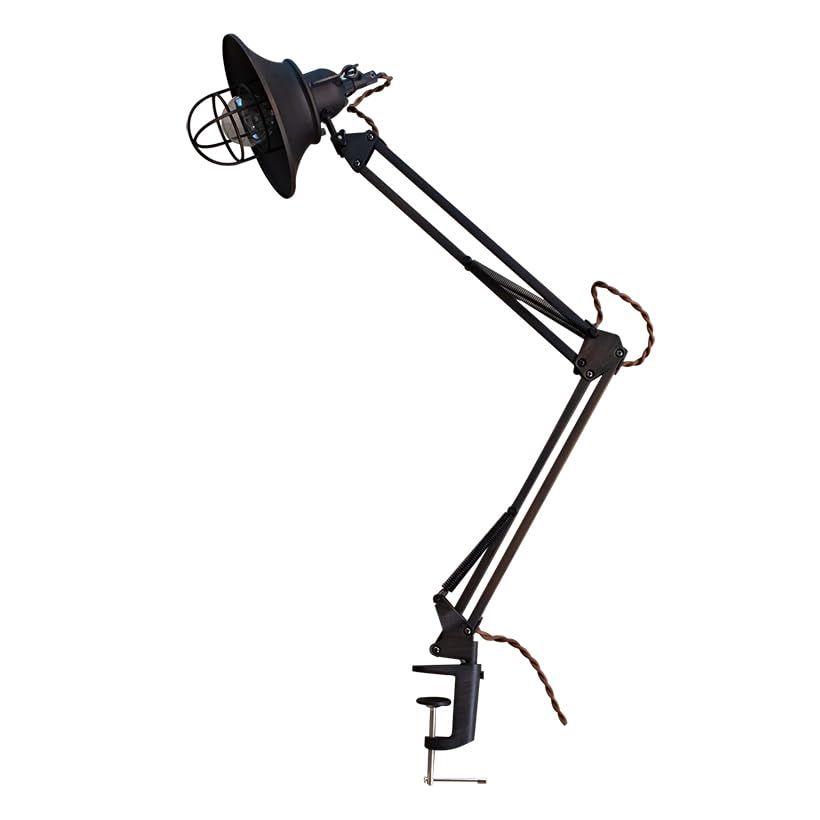 Ampoule クランプライト 照明 おしゃれ デスクライト アイアン 照明器具 間接照明 電球別売 ブラック クリップライト RAUTA ラウタ クランプ式デスクライト 国内発送 7c46860c
