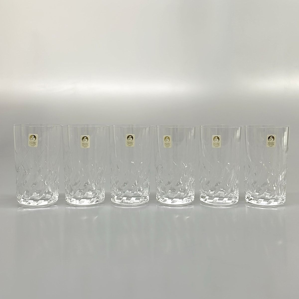 SASAKI CRYSTAL(ササキクリスタル) 食器新品同様 - クリア タンブラー×6 7,268円