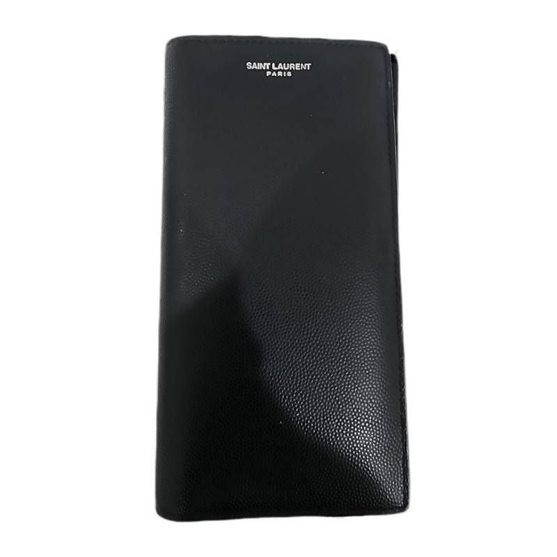 SAINT LAURENT サンローラン コンチネンタルウォレット 396308 ブラック 本革 レザー 二つ折り財布 メンズ 【中古】 12606K78 14,256円
