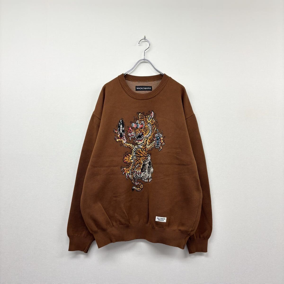26ss 2026 良品 WACKO MARIA ワコマリア TIM LEHI ティムリーハイ JACQUARD SWEATER ジャガード セーター ニット サイズ XL 806-0200