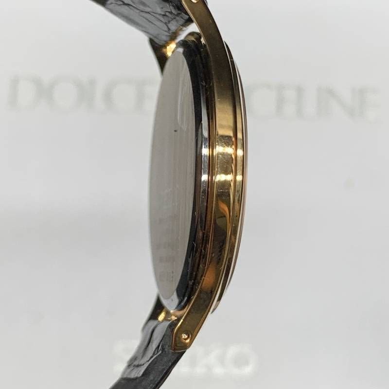 Z467可動 Seiko 8J41?0AJ0 Dolce ゴールド文字盤 クォーツ 腕時計