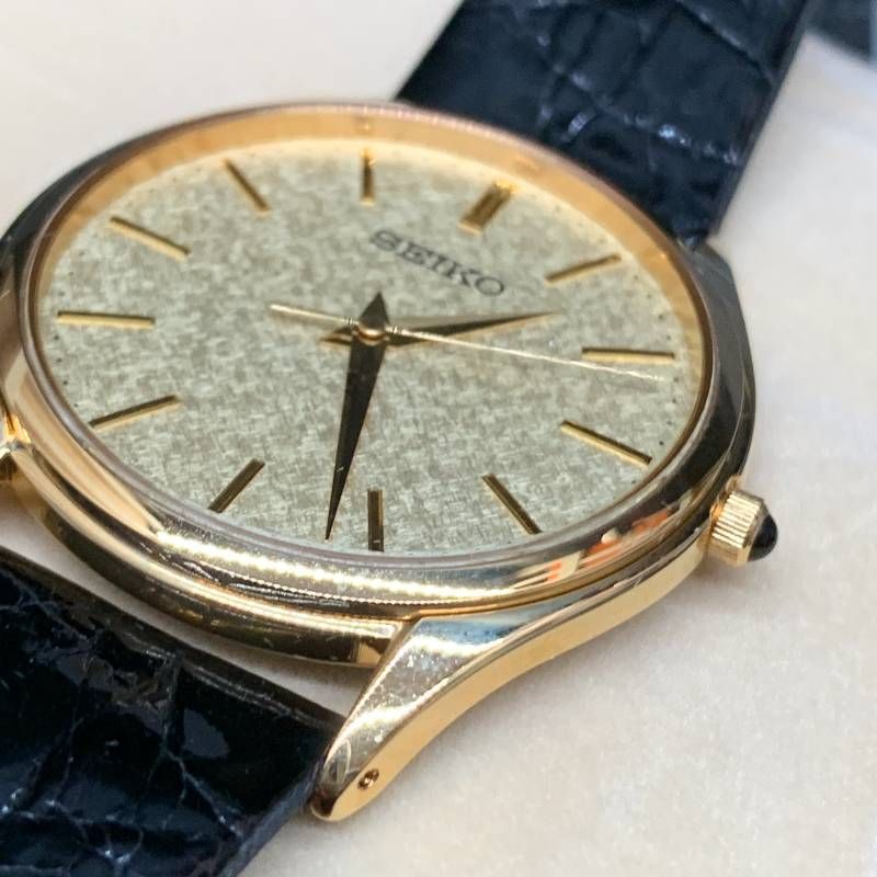 Z467可動 Seiko 8J41?0AJ0 Dolce ゴールド文字盤 クォーツ 腕時計