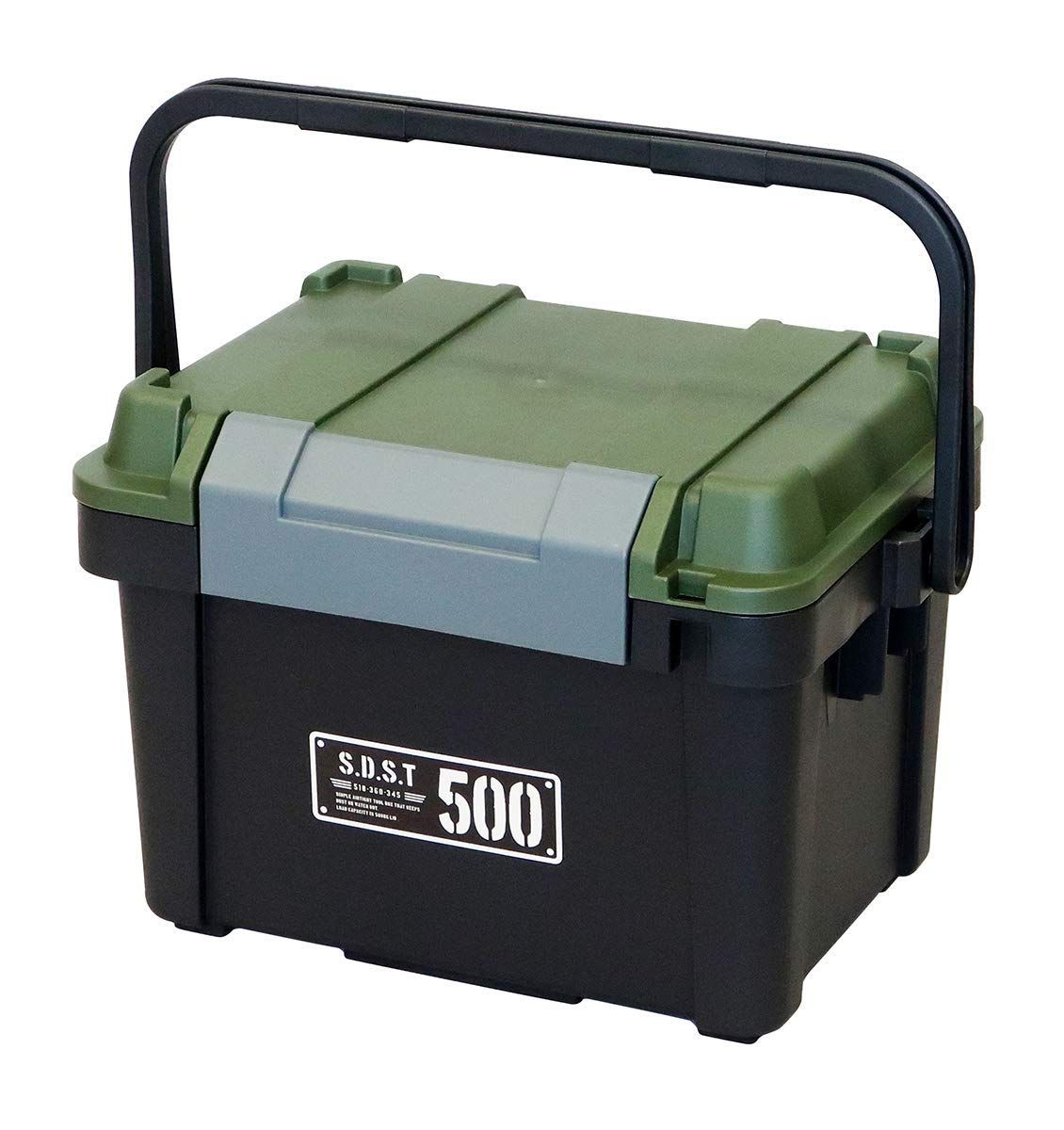 JEJアステージ 収納ボックス 日本製 耐荷重500kg キャンプ 工具箱 積み重ね [Xシリーズ シールドボックスシャット 500X] 防災 幅52×奥行36×高さ34.5cmas 8f7f6753