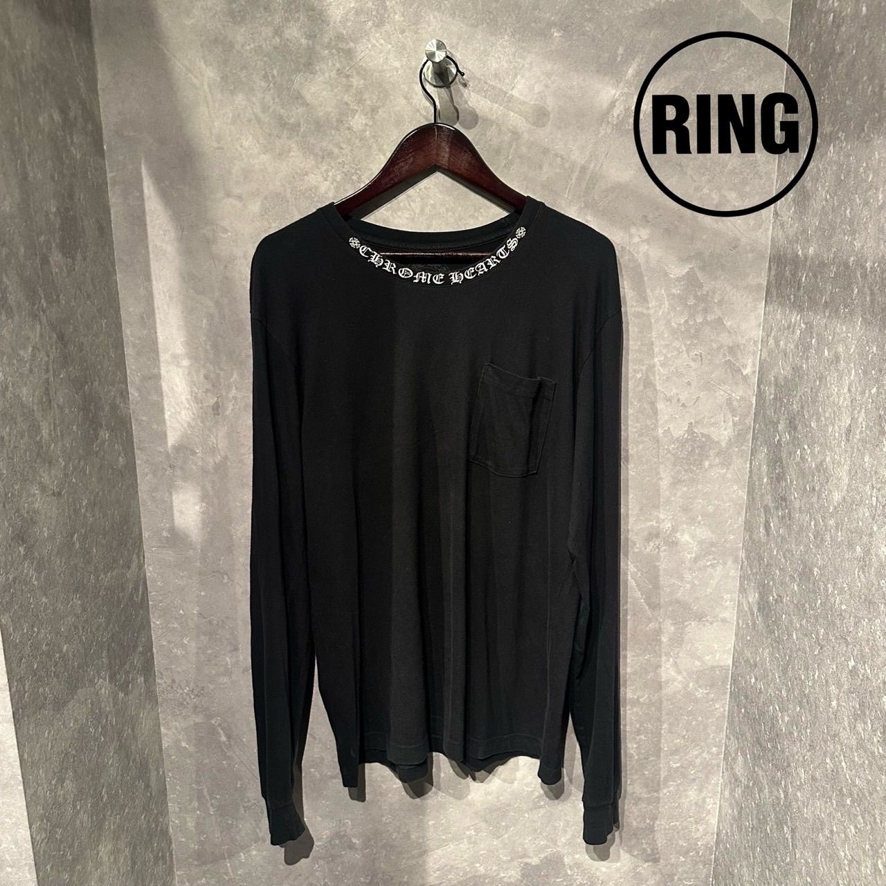 Chrome Hearts F U Neck Logo L/S Tee