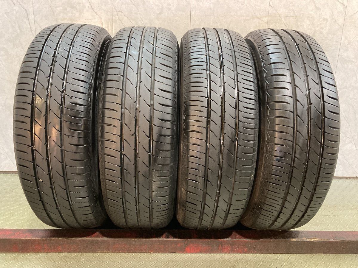 TOYO NANOENERGY 3 PLUS 185/70R14 14インチ 夏タイヤ 4本 21年製 バリ溝 ノート アリオン プレミオ カローラアクシオ等　(KTP101)