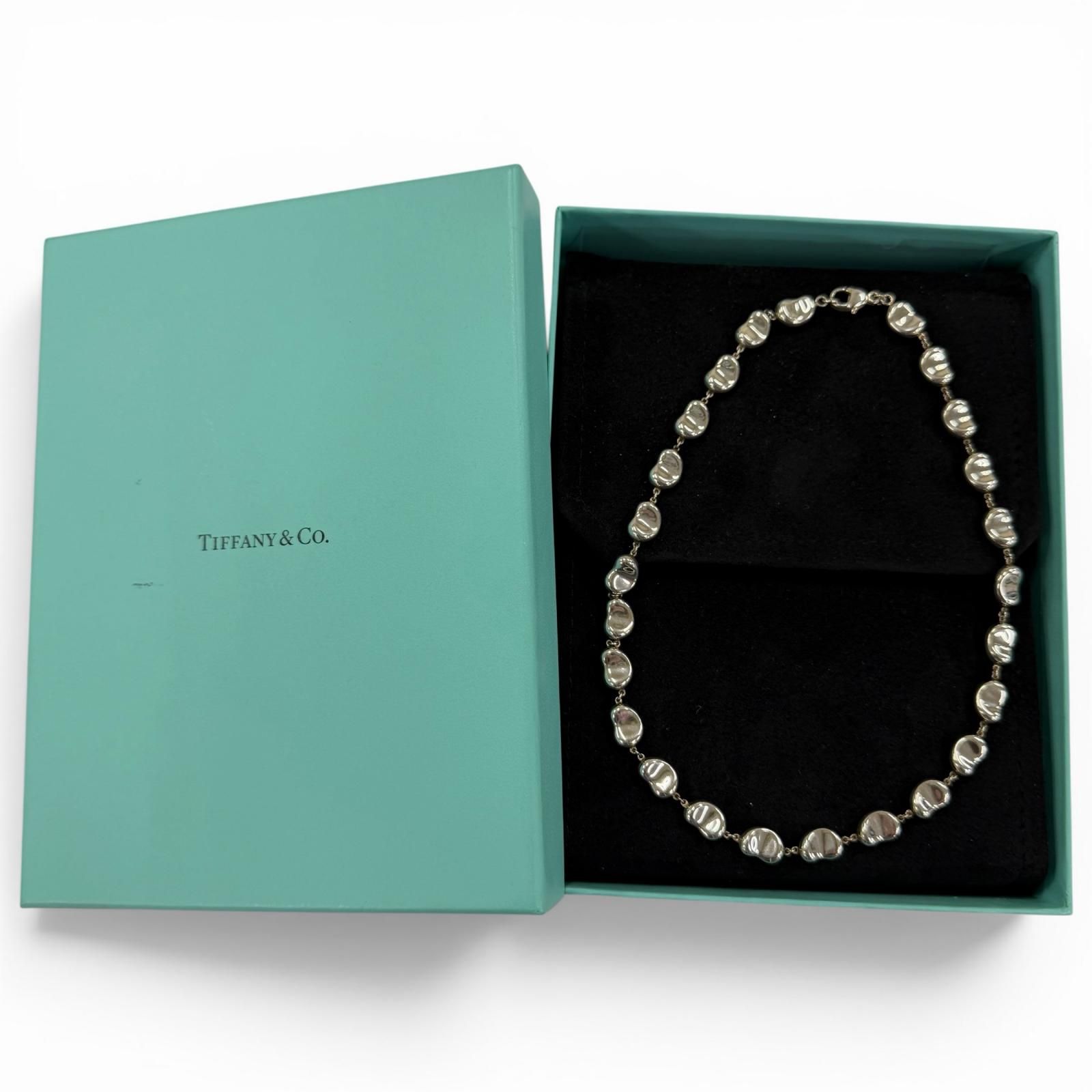 美品☆TIFFANY&Co. ティファニー エルサペレッティ ビーン デザイン 