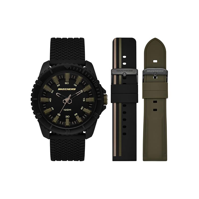 【新品】 [スケッチャーズ] Watch Sets SR9103 メンズ Black
