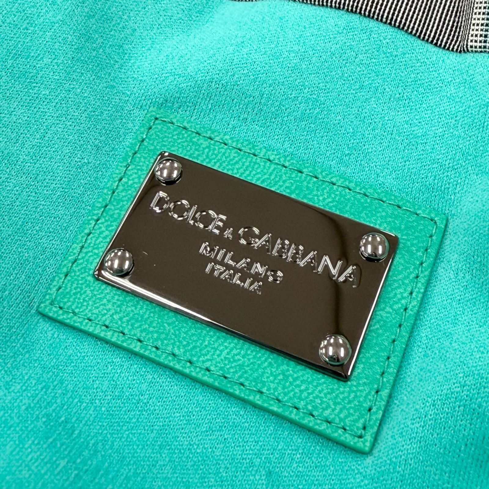 極美品▽DOLCE&GABBANA ドルチェ＆ガッバーナ 黒タグ チェック柄
