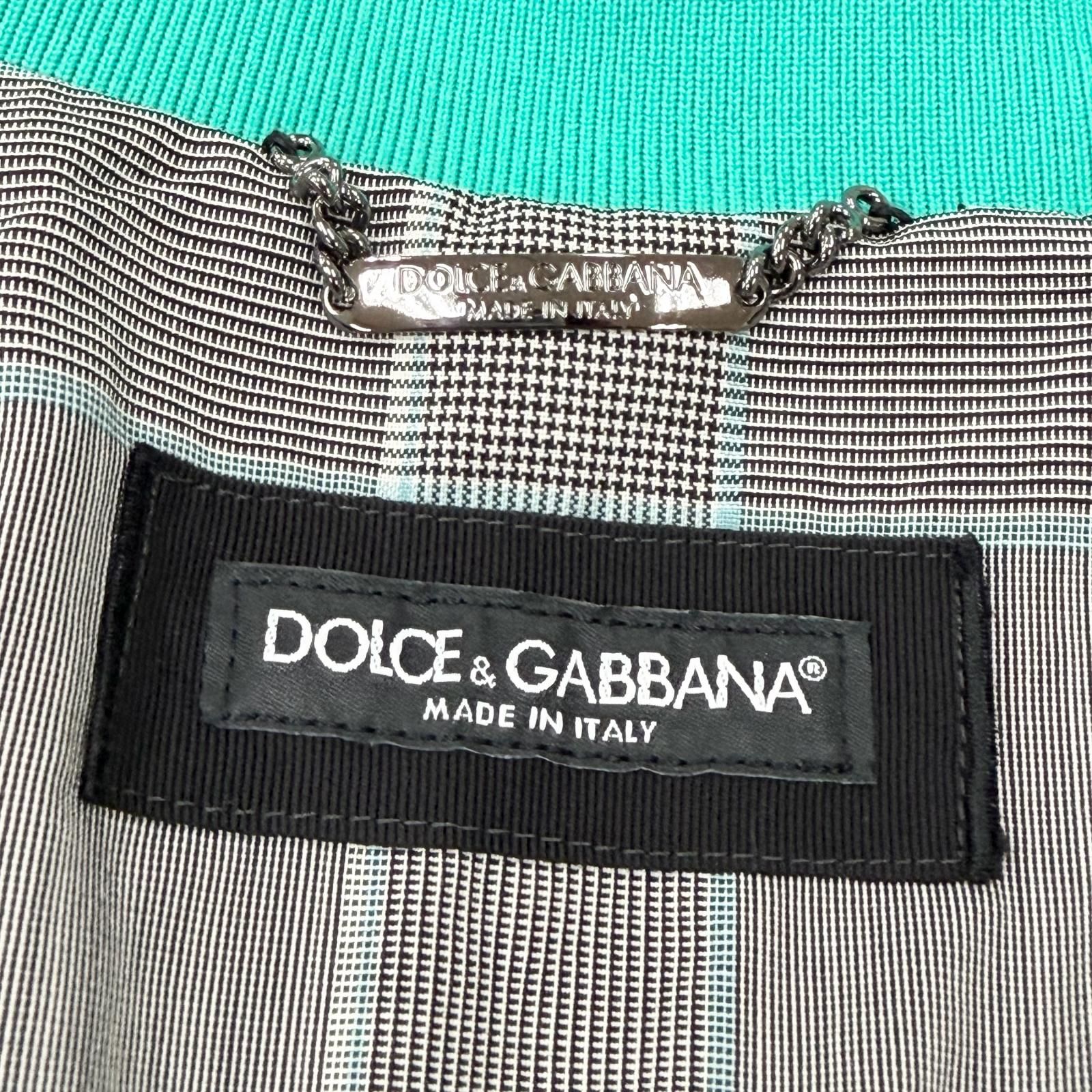 極美品▽DOLCE&GABBANA ドルチェ＆ガッバーナ 黒タグ チェック柄