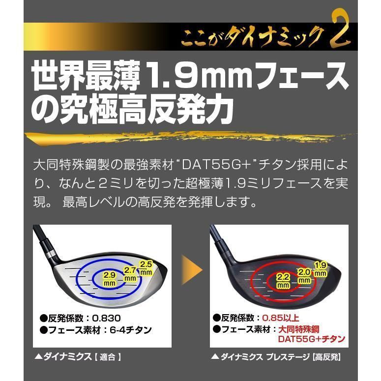 新品】レフティ ダイナミクス プレステージ 高反発ドライバー 左 10度