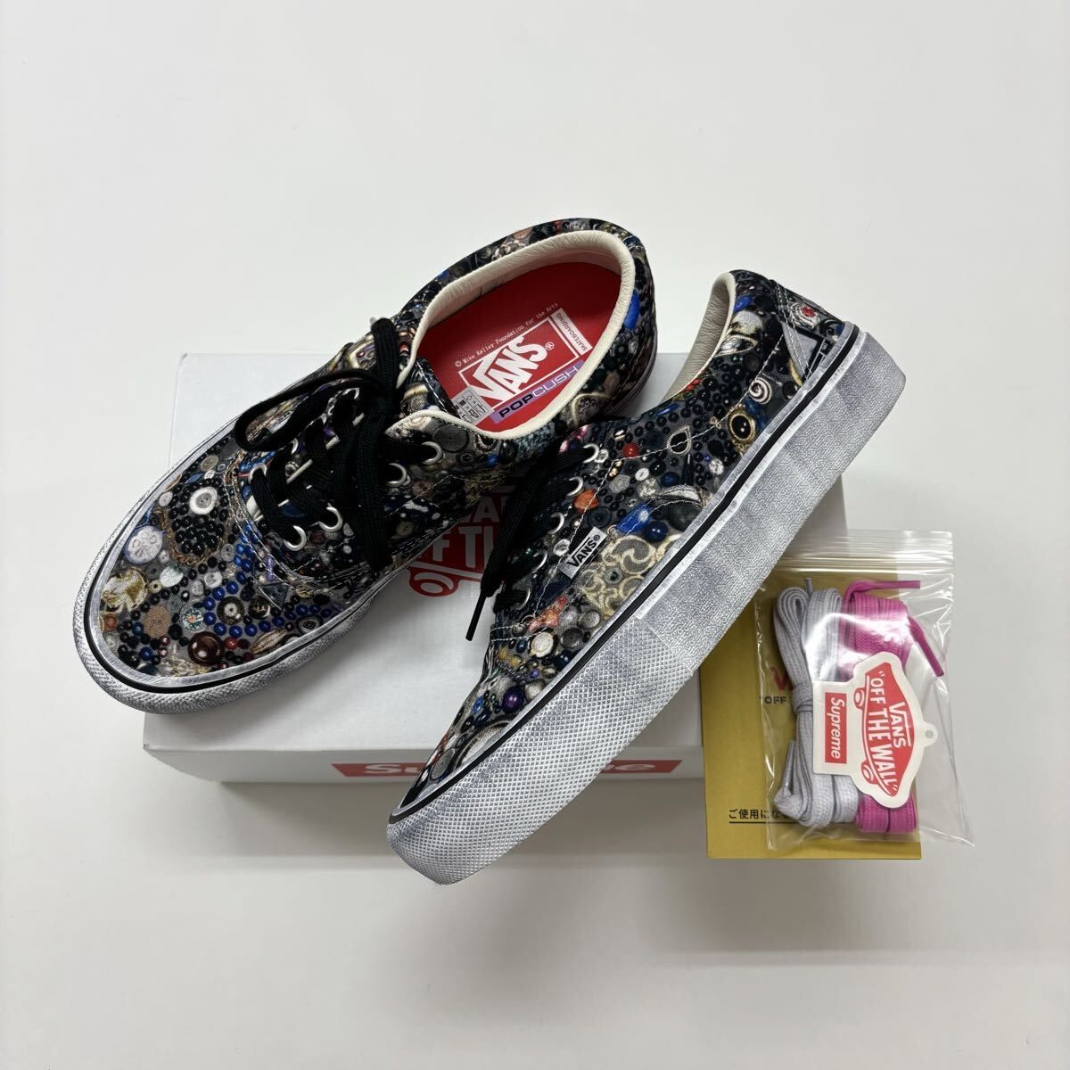 26ss 2026 極美品 SUPREME × MIKE KELLEY × VANS シュプリーム マイク ケリー バンズ Skate Era スケート エラ サイズ 27cm 806-0090