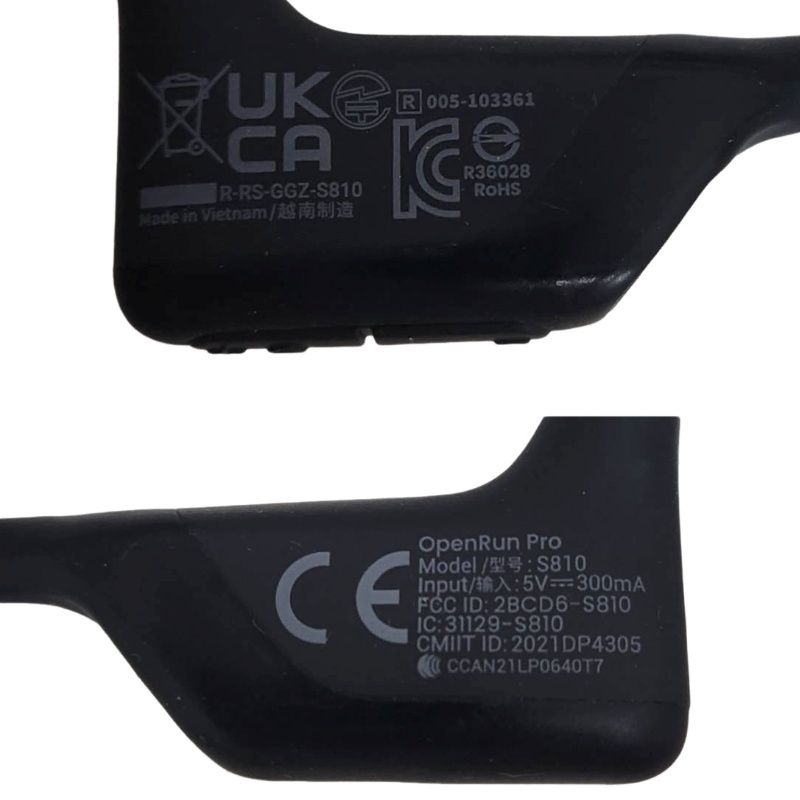 Shokz OpenRun Pro 骨伝導イヤホン S810 ブラック 動作確認済 家電