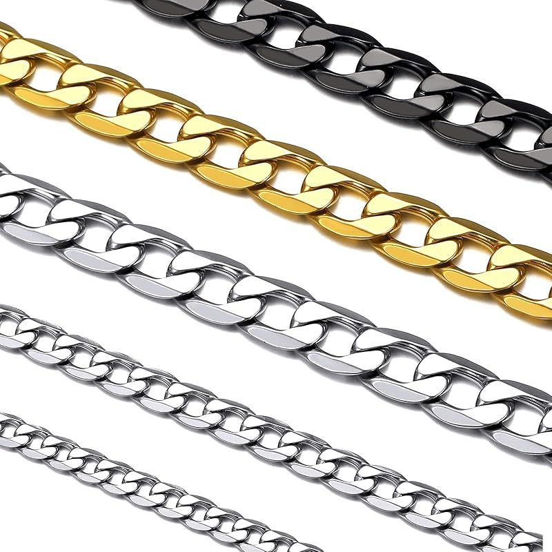 【新品】 [Suplight] ネックレス メンズ チェーン ステンレス 喜平ネックレス レディース シルバー 4mm 70cm アクセサリー