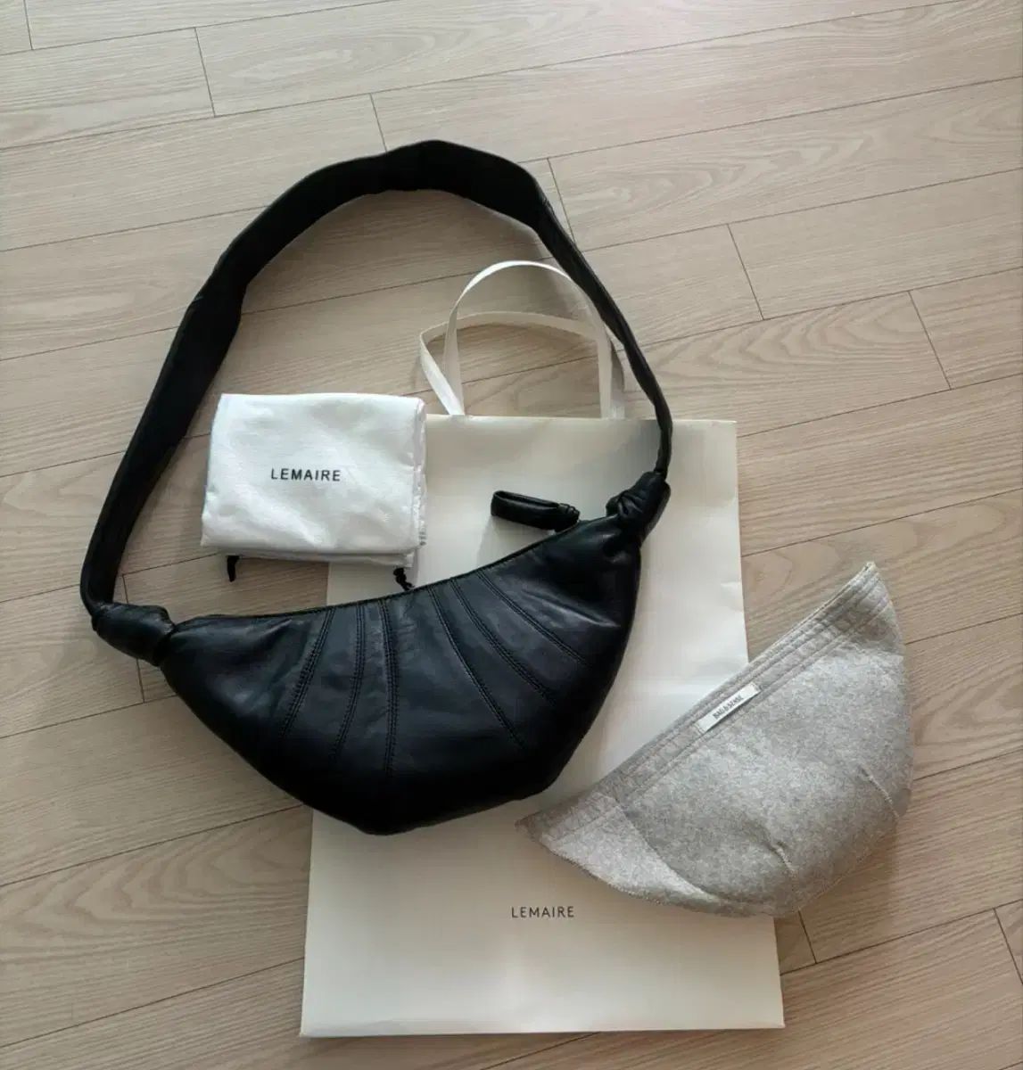 正規品 ルメール クルーワッサンバッグ ボディバッグ
