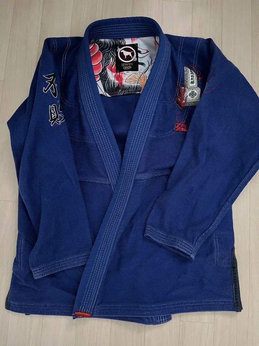 柔術着 ブルテリア WHOハイ a1 ブルー 出品