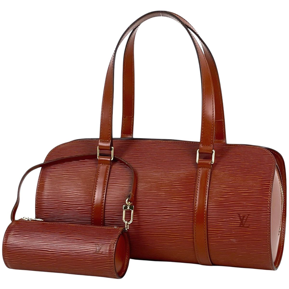 ルイ・ヴィトン Louis Vuitton スフロ ハンドバッグ エピ ケニアブラウン M52223 レディース 【中古】