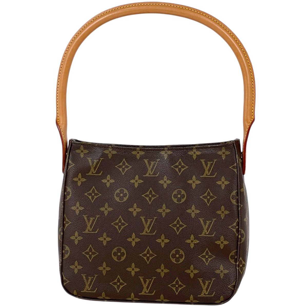ルイ・ヴィトン Louis Vuitton ルーピングMM ショルダーバッグ モノグラム ブラウン M51146 レディース 【中古】