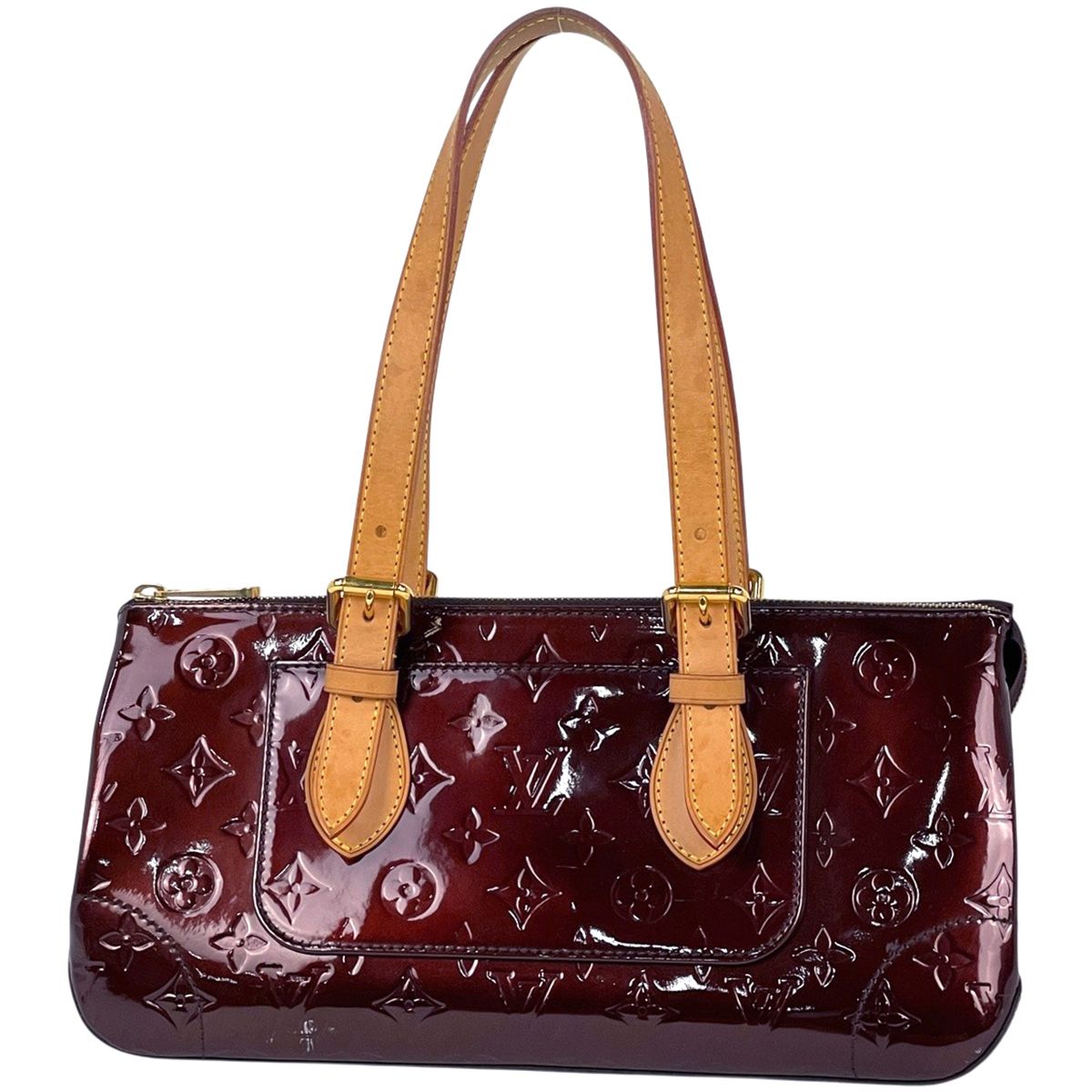 ルイ・ヴィトン Louis Vuitton ローズウッド アヴェニュー ショルダーバッグ モノグラムヴェルニ アマラント M93510 レディース 【中古】