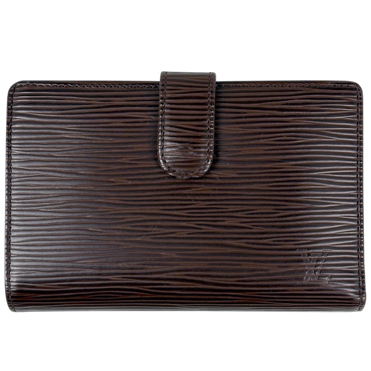 ルイ・ヴィトン Louis Vuitton エピ ポルトフォイユ ヴィエノワ 二つ折り財布 エピ ブラウン M6324D レディース 【中古】