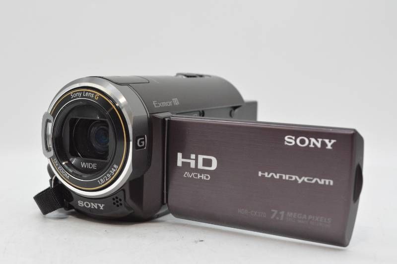 美品】SONY ソニー HDR-CX370V デジタルHDビデオカメラ Handycam 動作