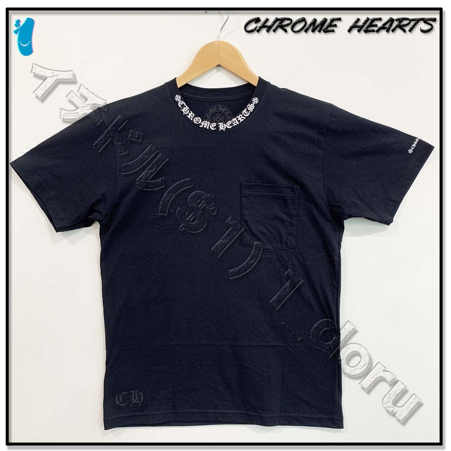 Chrome Hearts クロムハーツ Classic Letter Tee Black スクリプト Tシャツ ブラック Mサイズ