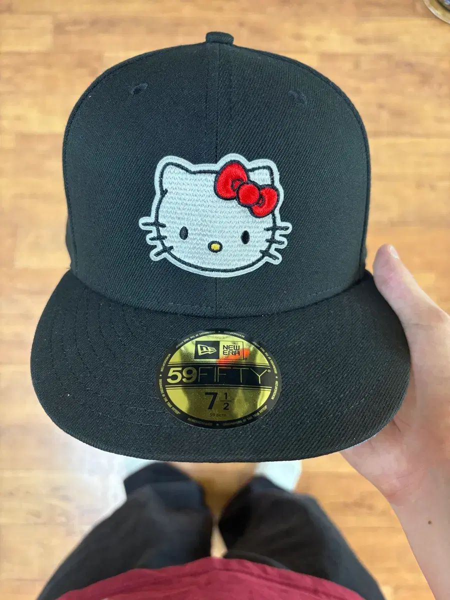 ニューエラ 59FIFTY ハローキティ ブラック 7 1/2