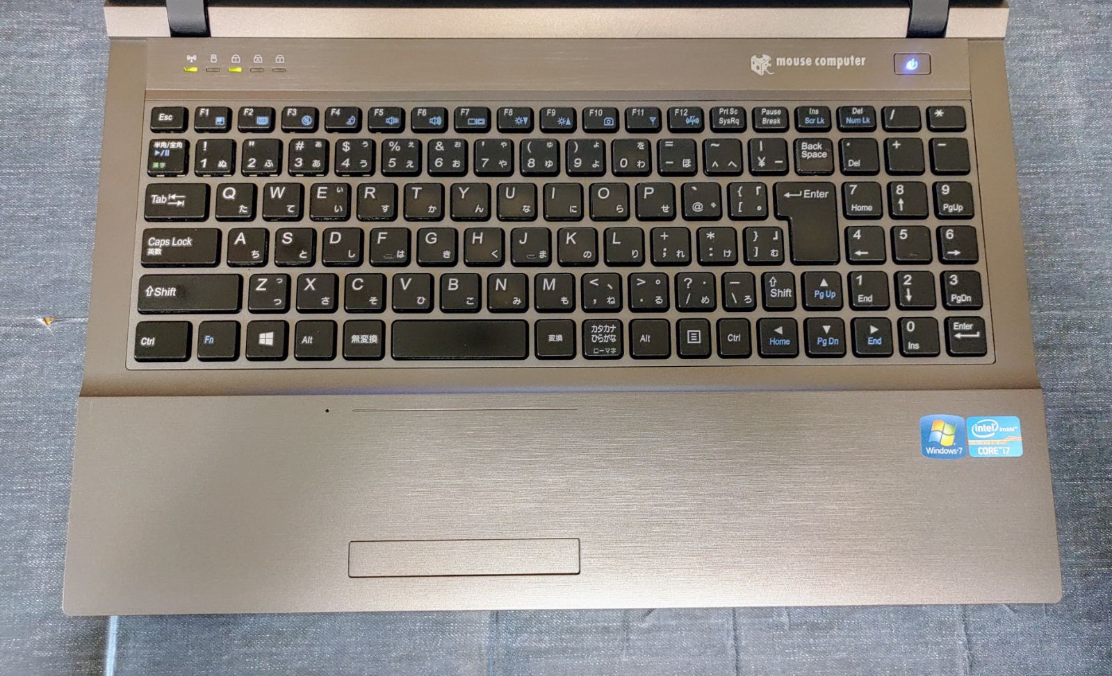 mouse ノートパソコン Corei7 メモリ16GB SSD500GB ブルーレイ