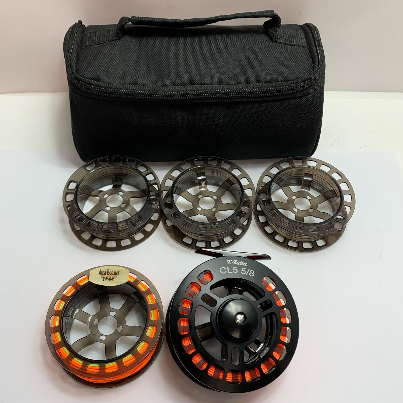 KENCUBE K.Bullet CL5 9/11 フライリール 替スプール付 KENCUBE K.Bullet CL5 9/11 フライリール 替スプール付 K・BULLET