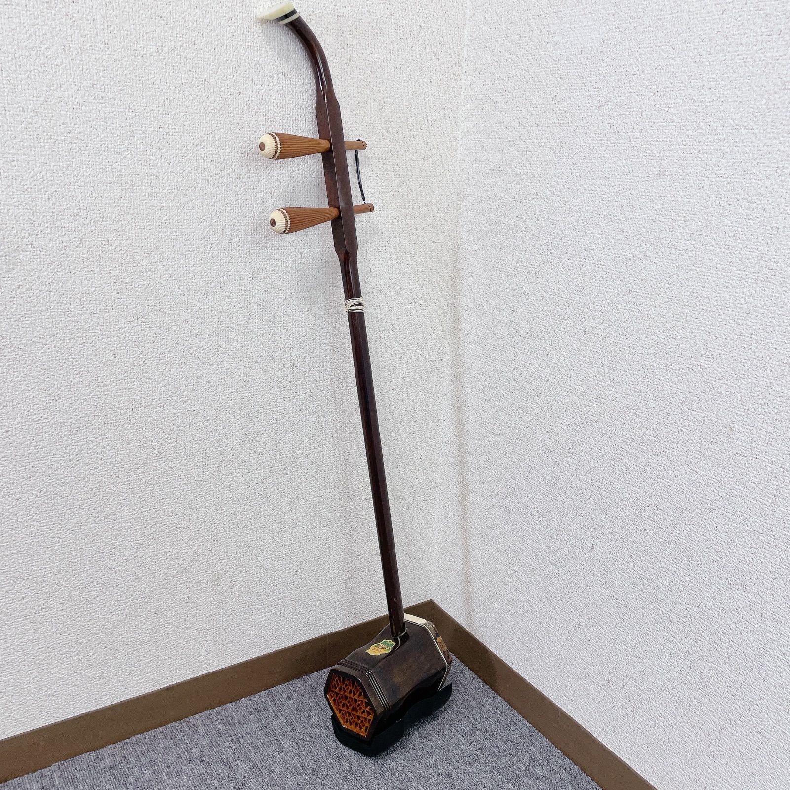 二胡 上海民族楽器 中國 本革 蛇皮 花梨 - メルカリ