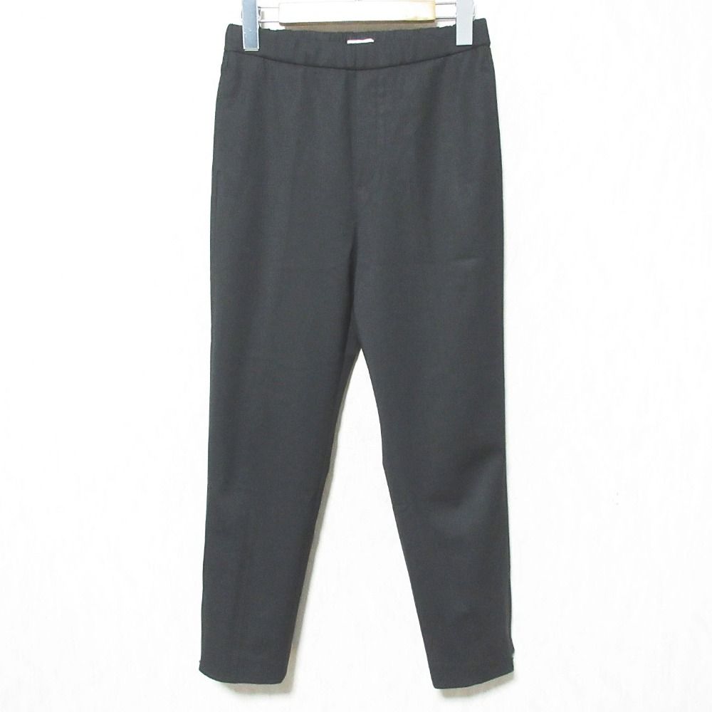 美品 EVERYDAY I LIKE. エブリデイアイライク ドゥーズィエムクラス ZIP パンツ スラックス 21030500803010 サイズ36 ブラック レディース 古着 中古 USED