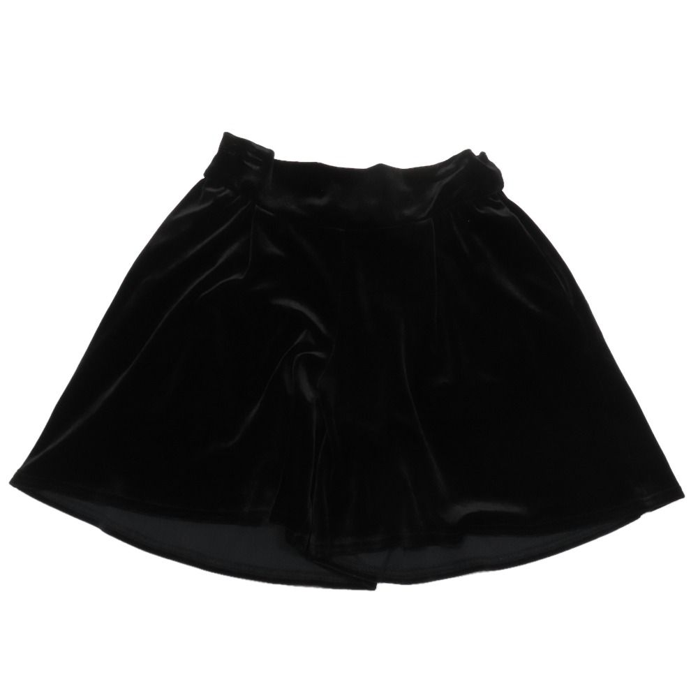 美品 VELOUR NOIR by FOXEY NEWYORK ベロア ノワール バイ フォクシーニューヨーク 2019年 フレア ショートパンツ 40 ブラック レディース 古着 中古 USED