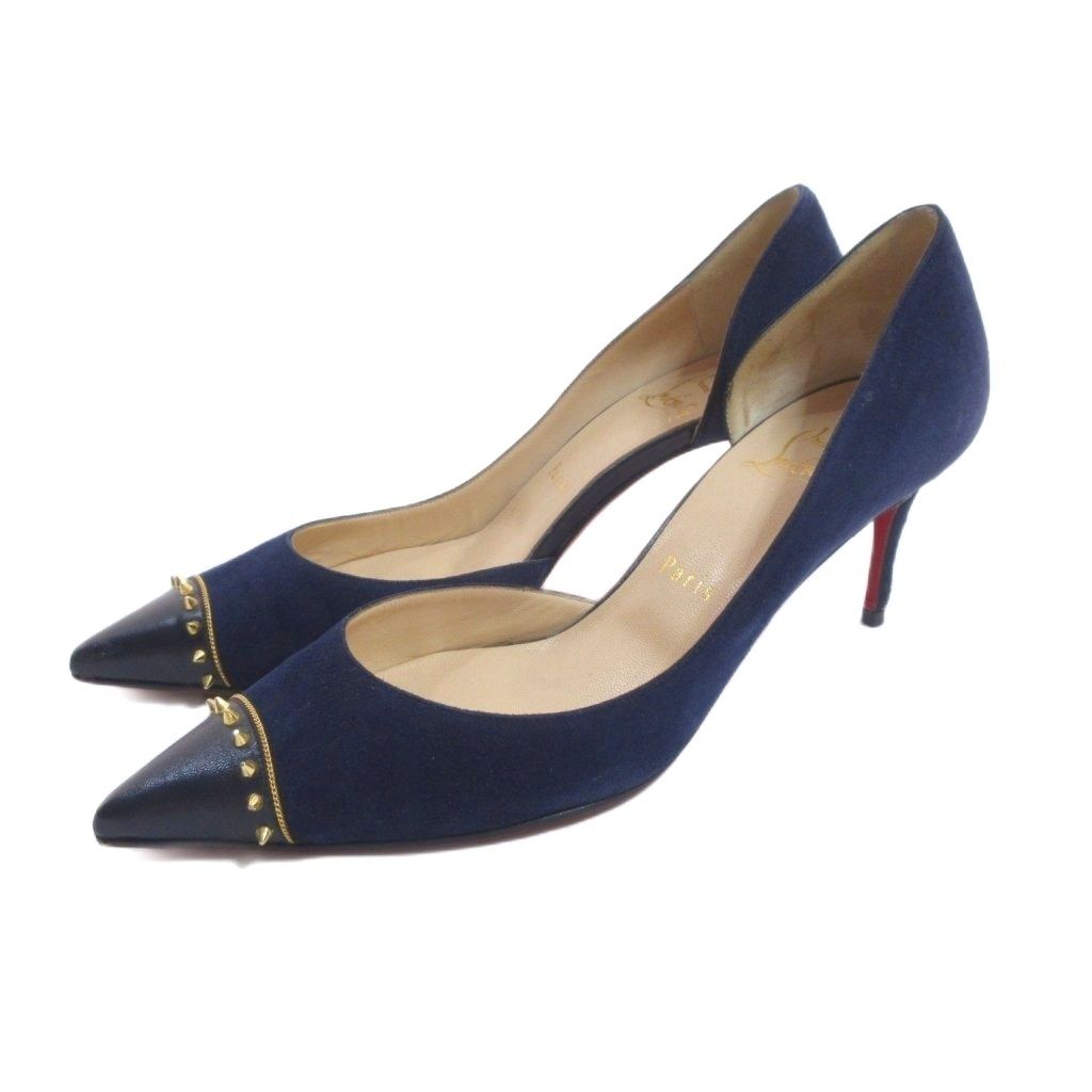 クリスチャンルブタン Christian louboutin スタッズ パンプス