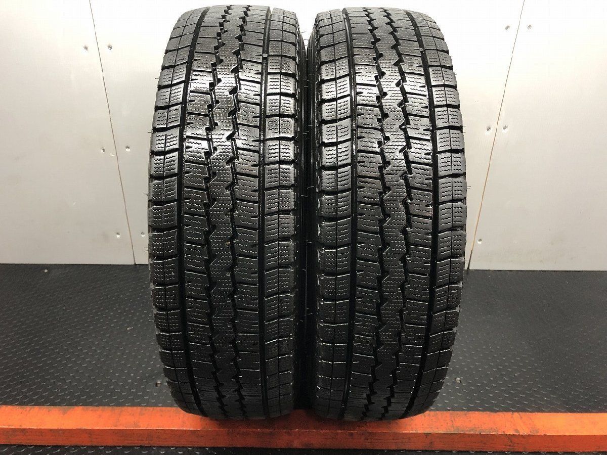DUNLOP WINTER MAXX SV01 195/80R15 107/105L LT 15インチ スタッドレス 2本 23年製 バリ溝 ハイエース キャラバン レジアス等　(STZ262)