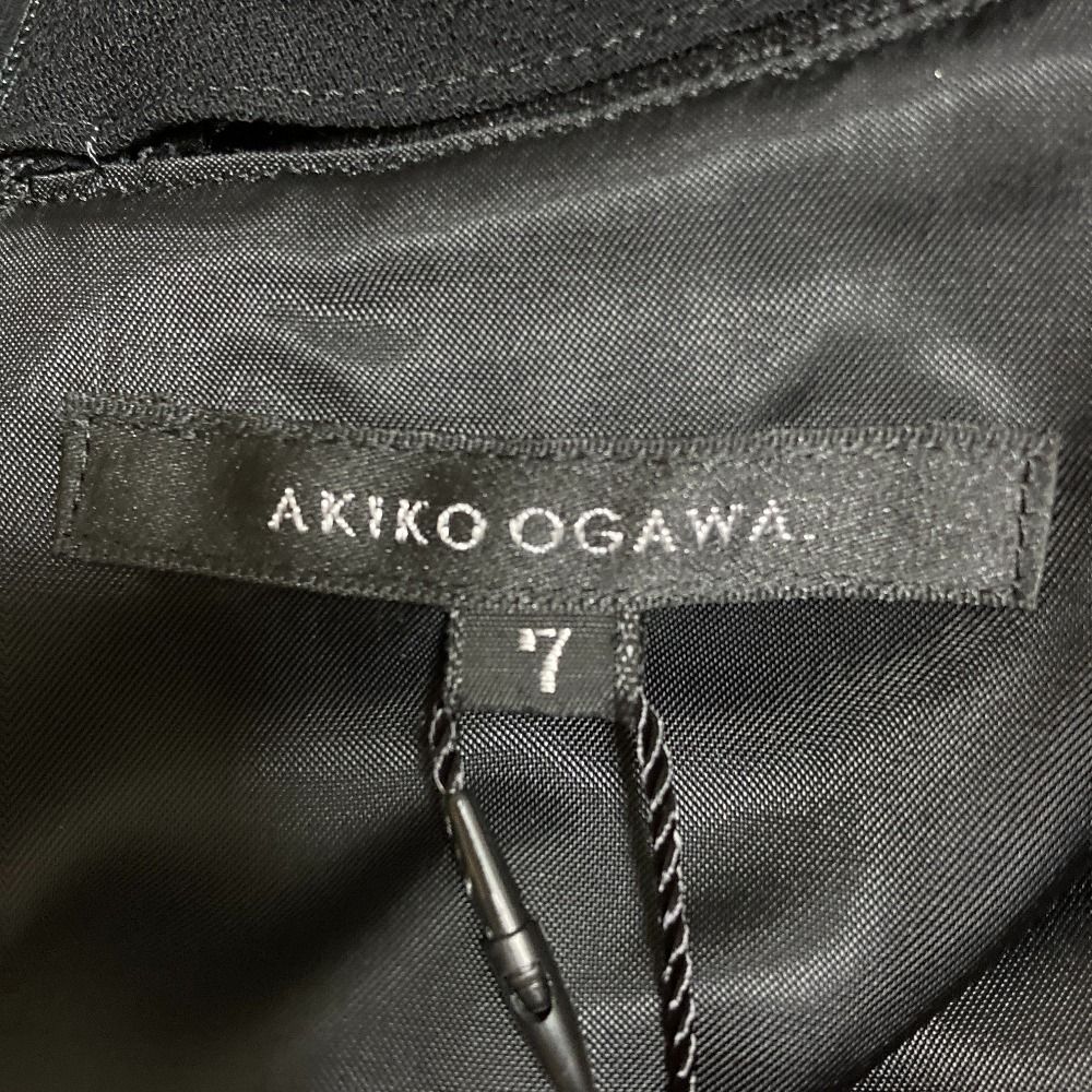 未使用 AIKO OGAWA アキコオガワ ドレープワンピース サイズ36