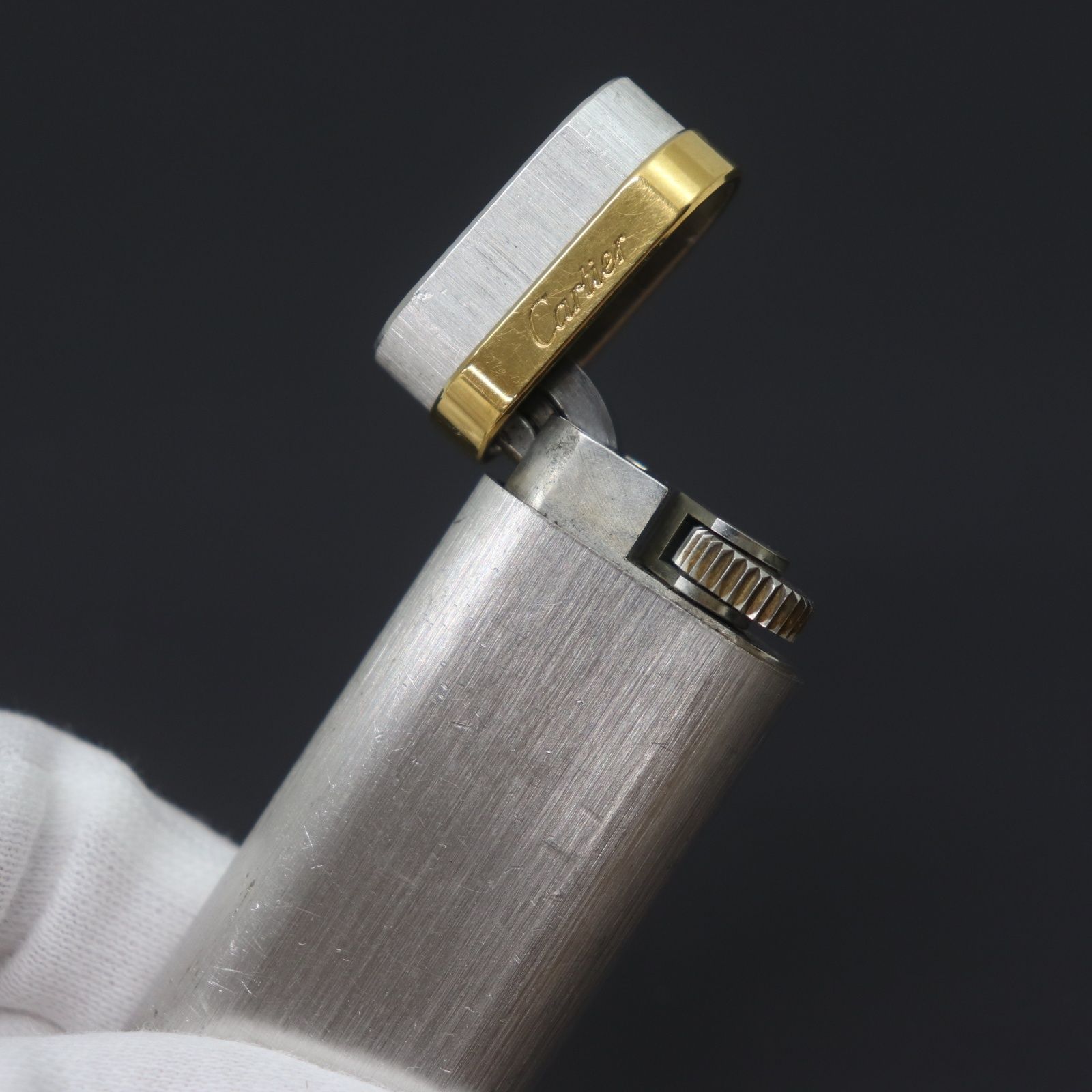 IT7G3EU8HSHQ Cartier カルティエ ガスライター ヘアライン加工 
