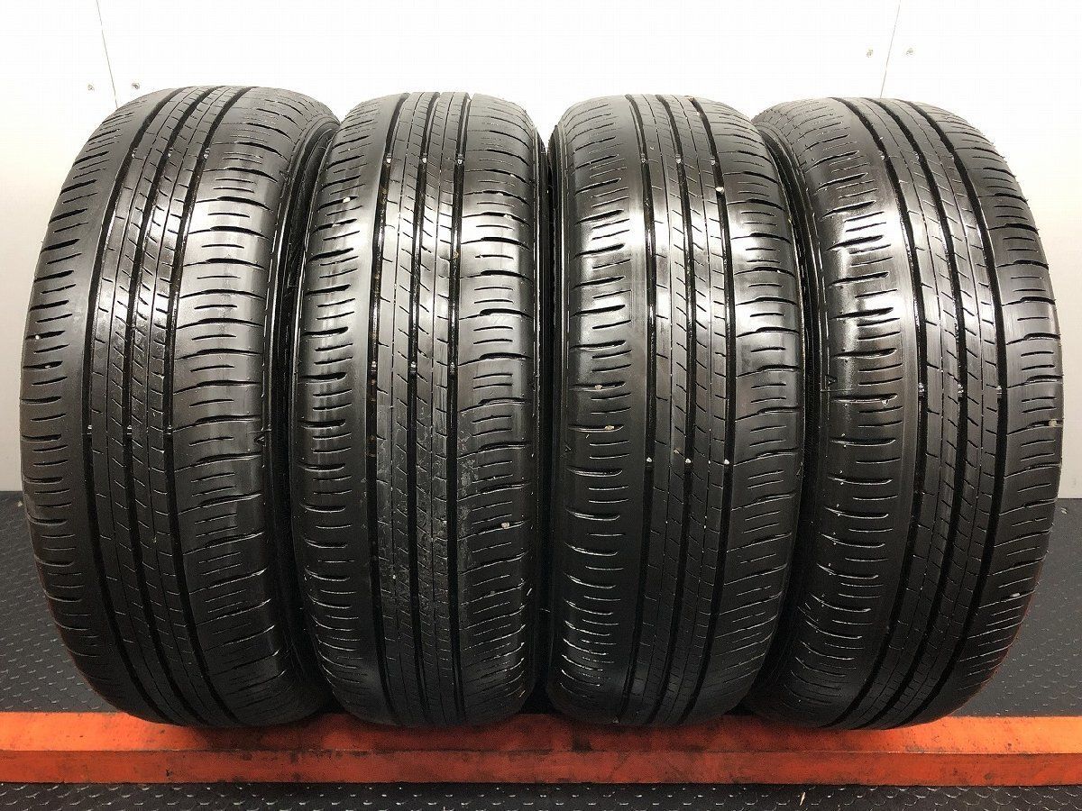 DUNLOP ENASAVE EC300+ 185/65R15 15インチ 夏タイヤ 4本 22年製 バリ溝 ティーダ デミオ プレミオ アリオン イスト シエンタ等　(STL162)