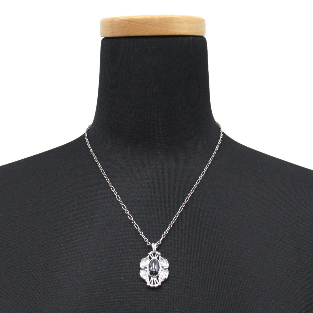 ジョージジェンセン ネックレストップ ヘマタイト sv925 HaH 新品同様 Georg Jensen ジョージジェンセン 新品仕上げ済 2000