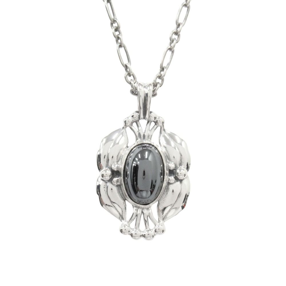 ジョージジェンセン ネックレストップ ヘマタイト sv925 HaH 新品同様 Georg Jensen ジョージジェンセン 新品仕上げ済 2000