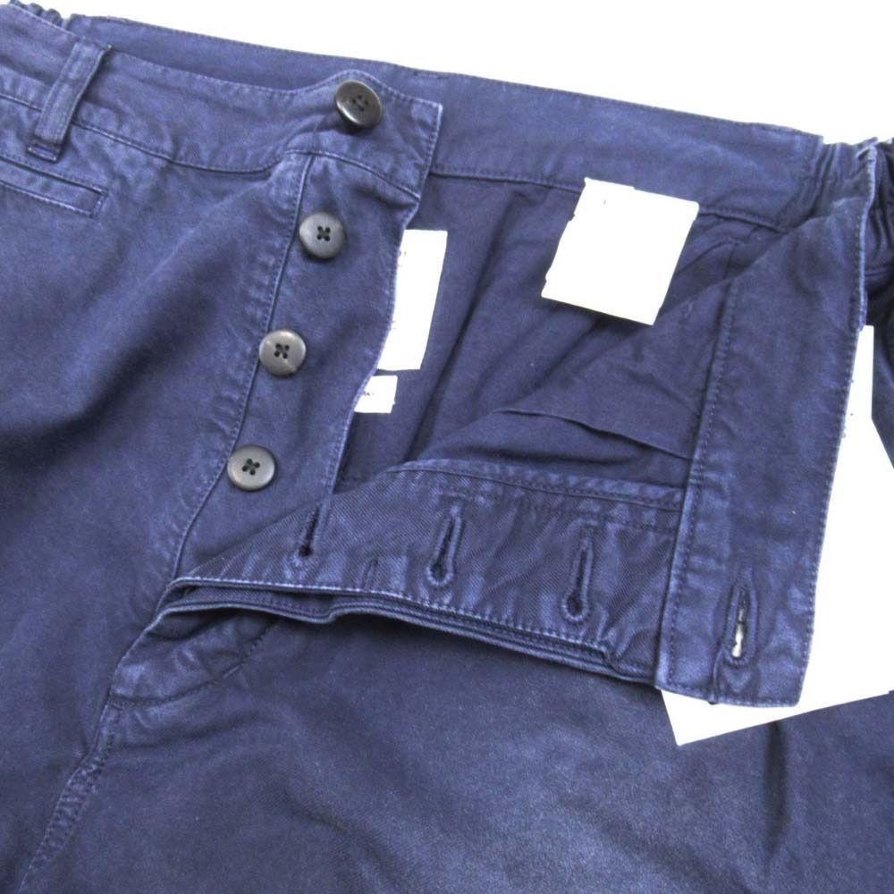 【未使用品】visvim ビズヴィム　CHINO PANTS ネイビー3 未使用 VISVIM ビズビム 24ss CARROL CHINO PANTS DMGD キャロル チノ