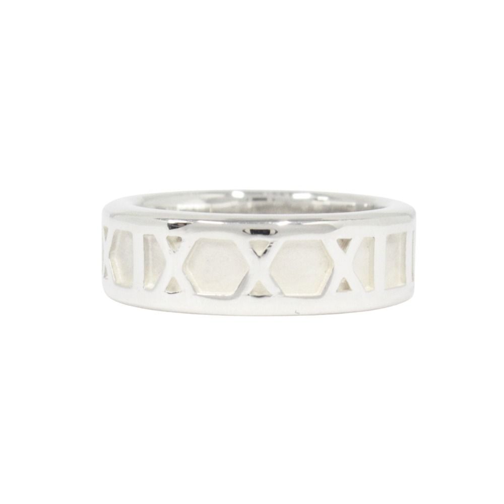 新品同様 TIFFANY&Co. ティファニー 新品仕上げ済 アトラス リング 指輪 アクセサリー SV925 約11号 シルバー メンズ レディース 古着 中古 USED