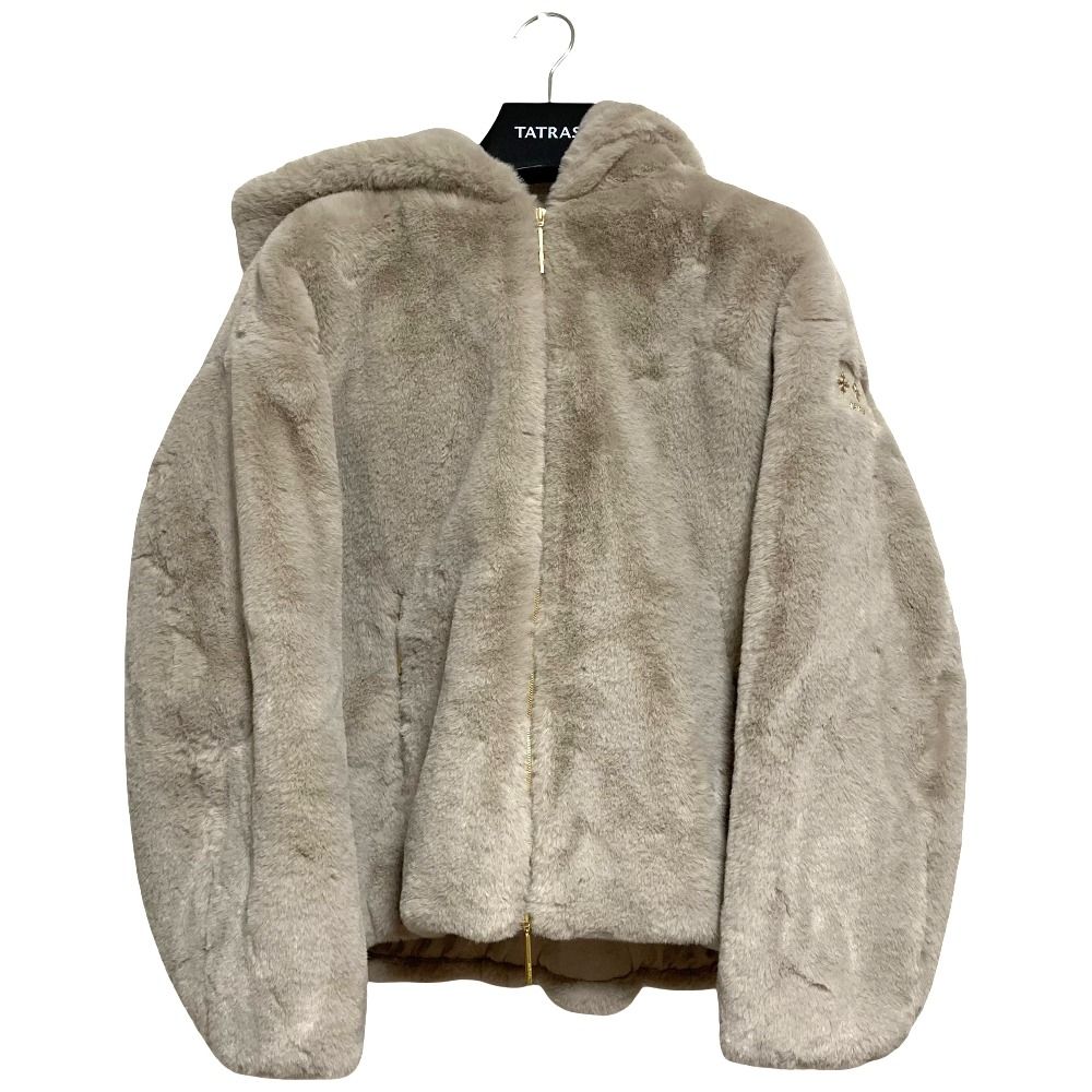 美品 TATRAS タトラス YUMOLA ユモラ ボアブルゾン LJXA0039033588 サイズ1 グレージュ レディース 古着 中古 USED