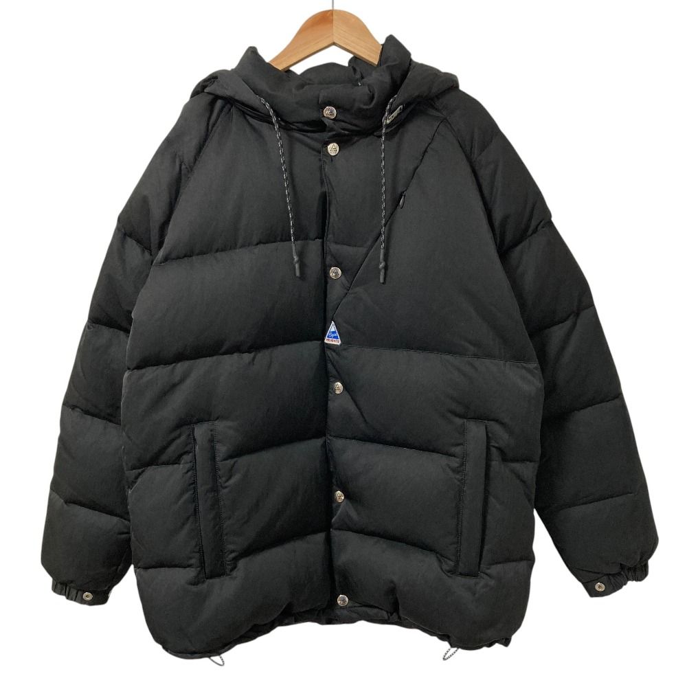 良品 cape HEIGHTS ケープハイツ NEW LUTAK JACKET フーデッド ダウンジャケット サイズM ブラック メンズ レディース 古着 中古 USED