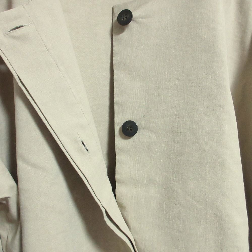 美品 25SS theory luxe セオリーリュクス LUSH LINEN KHLOE ノーカラー