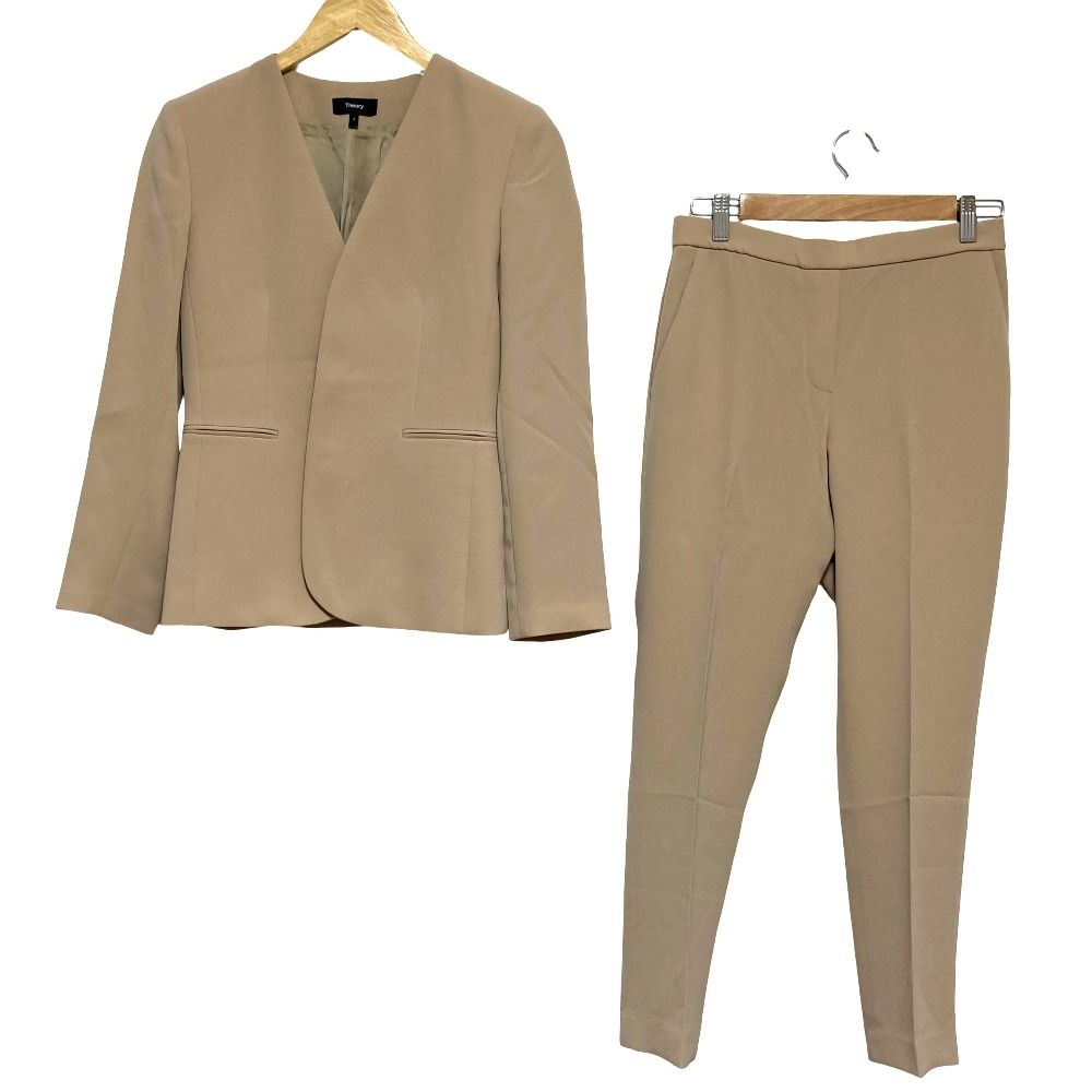 良品 23SS Theory セオリー CLASSIC CREPE ノーカラージャケット
