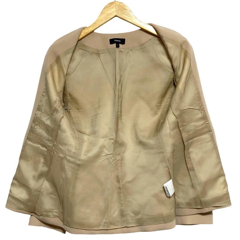 良品 23SS Theory セオリー CLASSIC CREPE ノーカラージャケット