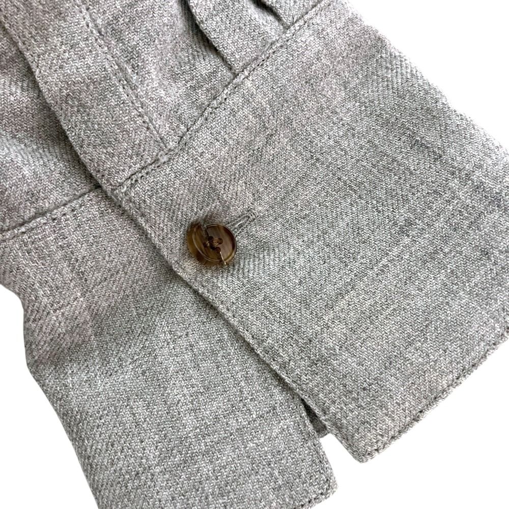 美品 23AW ebure エブール ウールサキソニーシャツコンビネゾン