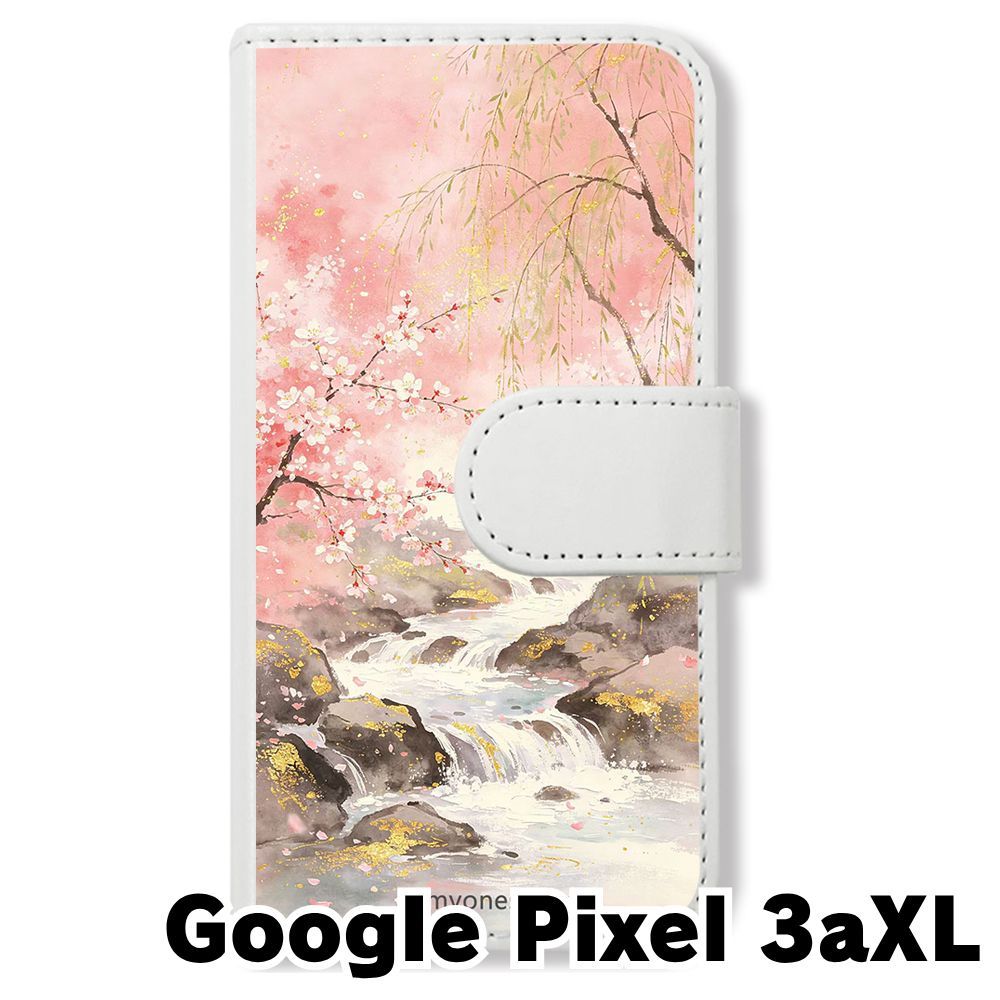 新品未使用】 Google Pixel 3a XL 手帳型スマホ ケース(色:ホワイトx