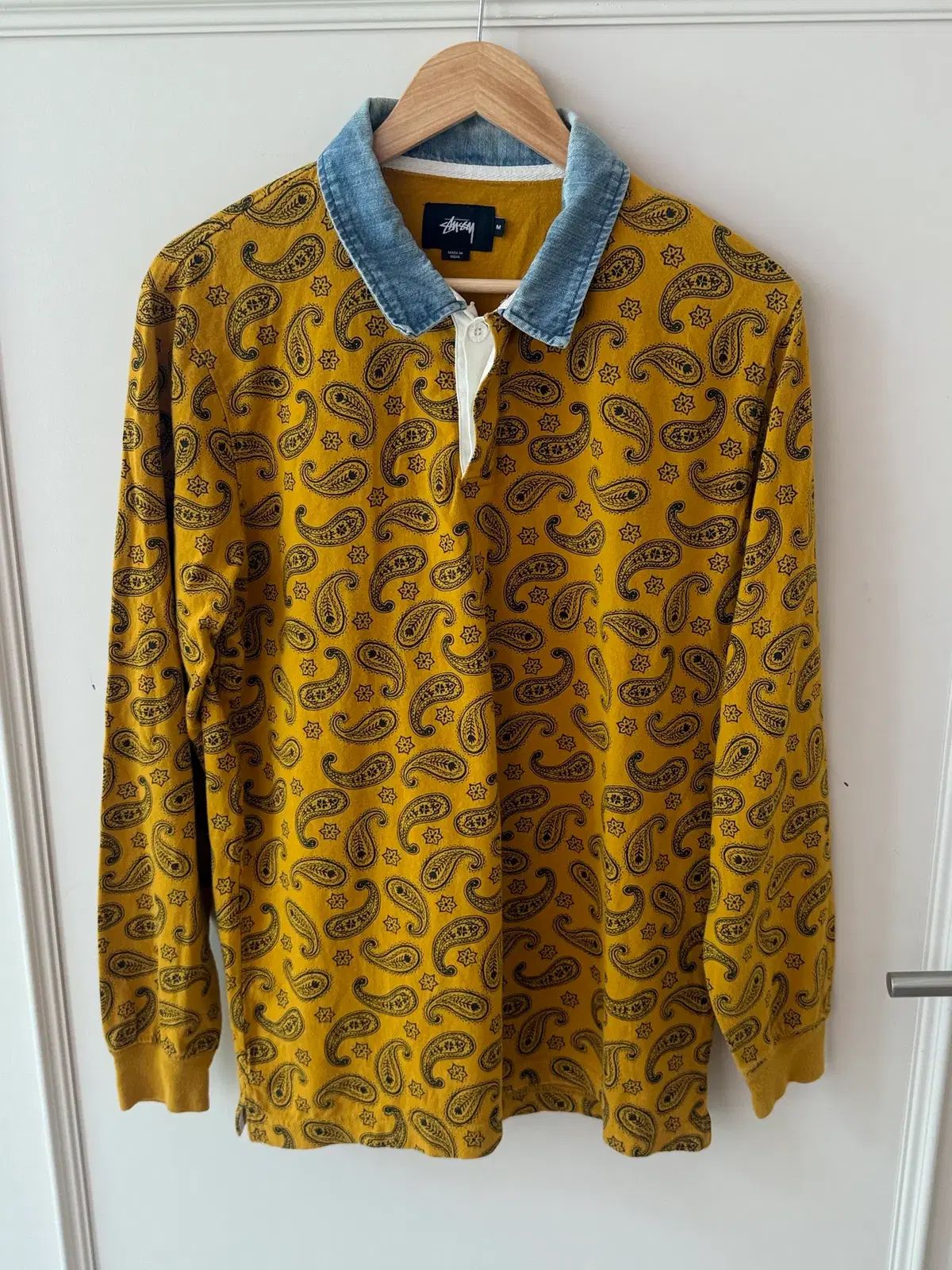 STUSSY（ステューシー） ベイズリー ラグビー 長袖