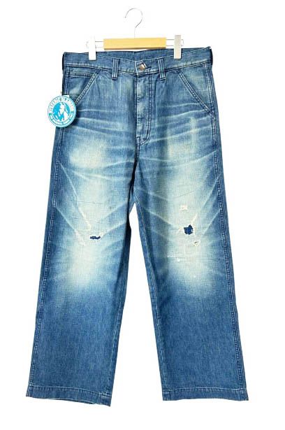 ヒステリックグラマー HYSTERIC GLAMOUR 25SS DUR加工 ワイド デニム パンツ ジーンズ 02251AP01344 M インディゴ ブランド古着ベクトル 中古■260612