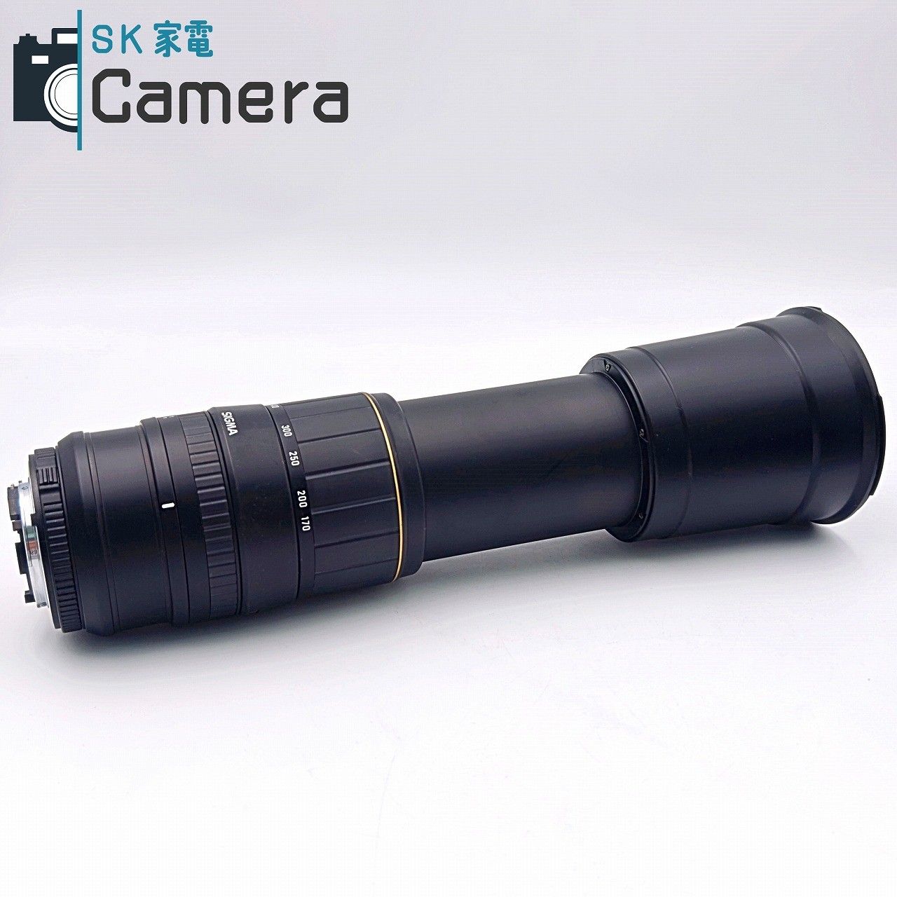 中古】 SIGMA 170-500mm F5-6.3 D APO ニコンF用 シグマ フード付 